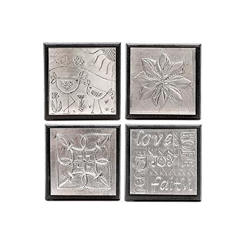 LiveMoor Pewter Coaster Embossing Kit Cover