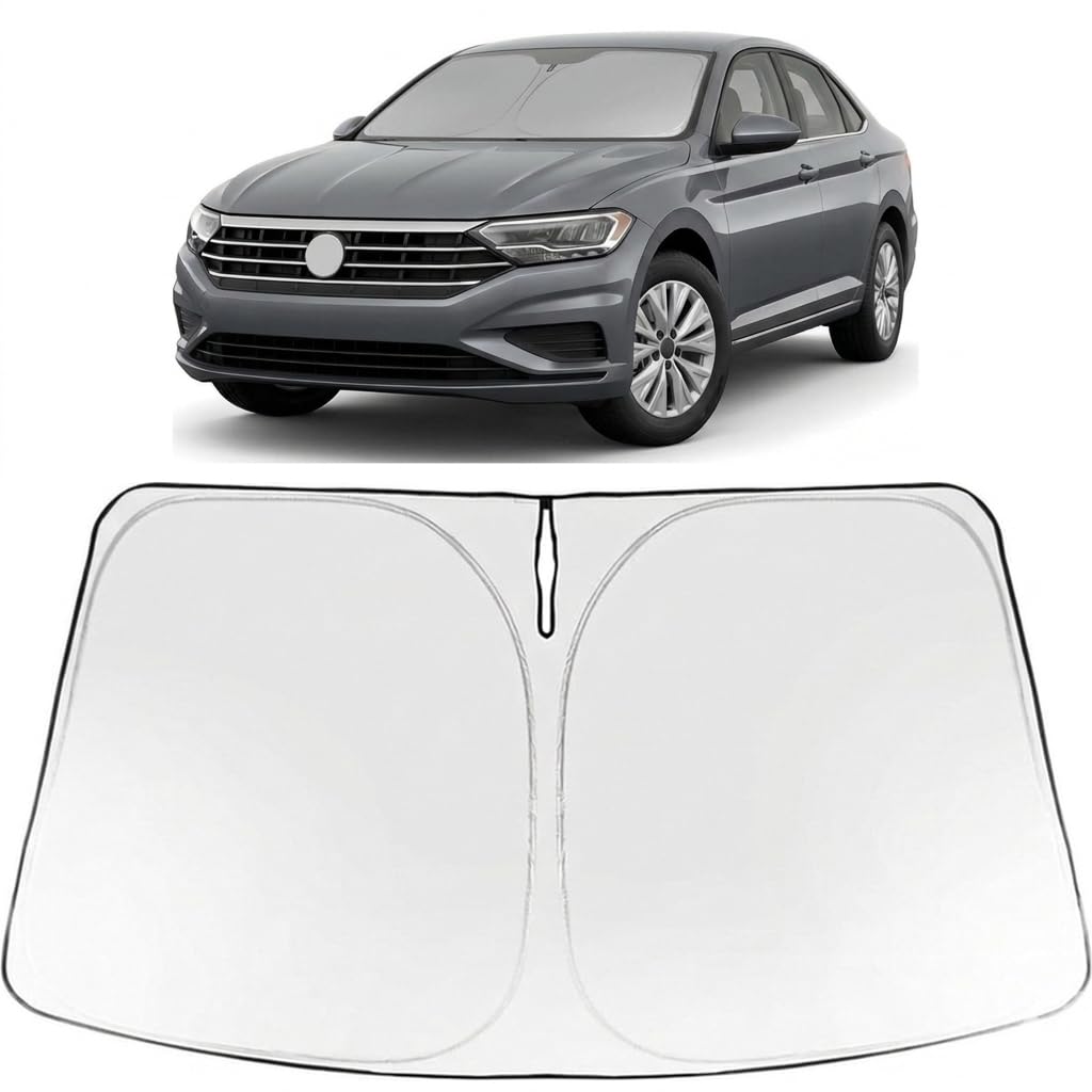 Proadsy Custom Fit Car Windshield Sun Shade for 2019-2026 Volkswagen Jetta