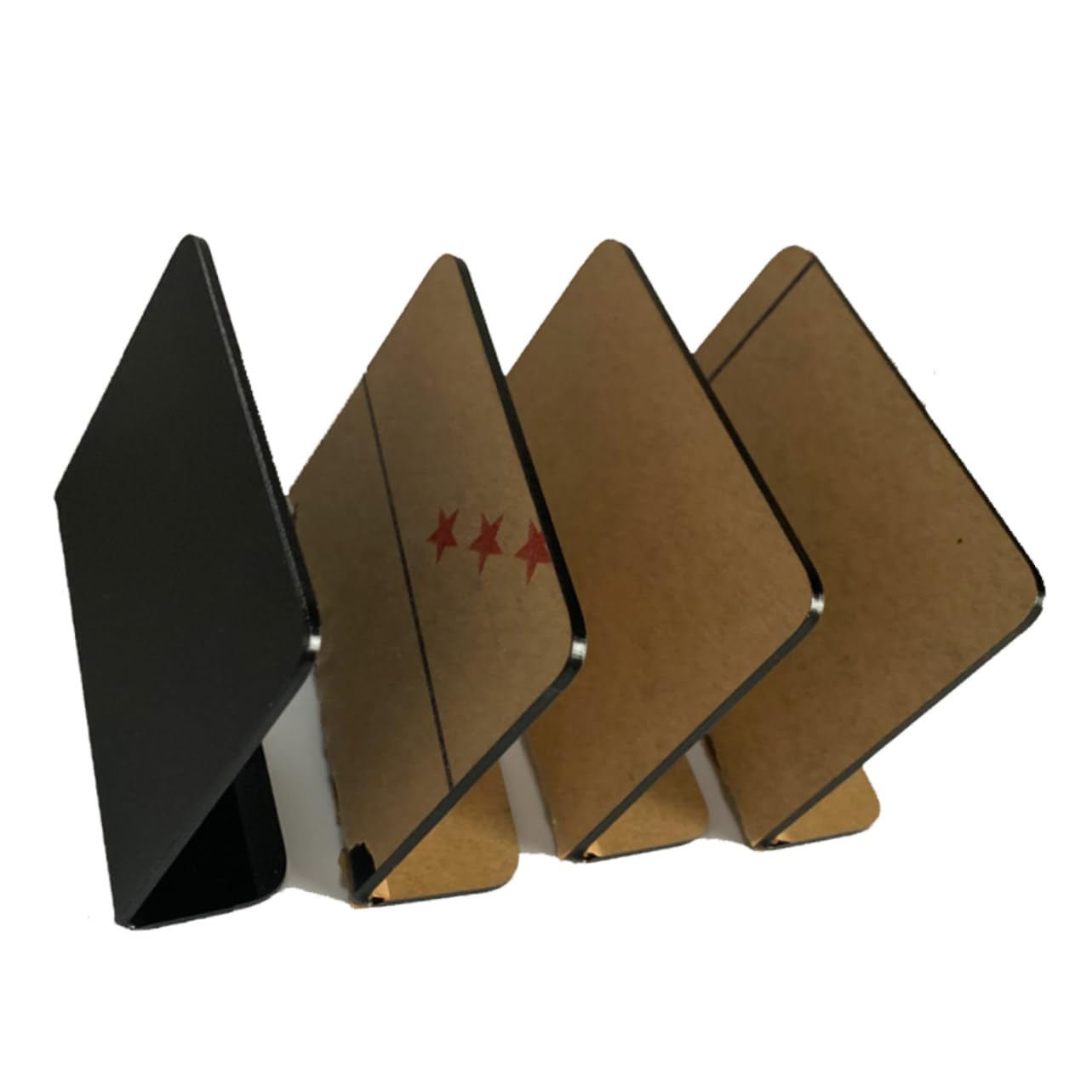 NUOBESTY 12stücke Kreidetafeln Für Tischaufsteller Für Hochzeiten Partys Und Buffet-beschriftungen Vielseitige Schwarze Wandtafel Für Nachrichten Und Kunstwerke