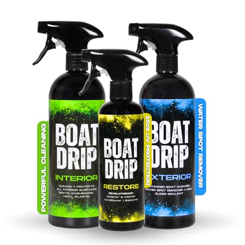 Boat Drip Spray Kit - All-in-One Boat Cleaner & Restorer for Exterior 