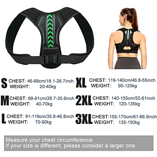 Correcteur posture épaule réglable pour bureau home gym S
