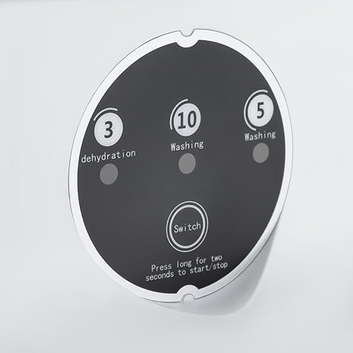 Miniatura 2 de Lavadora portátil, mini lavadora portátil de 10 litros con 3 modos de limpieza para ropa de bebé, calcetines, pequeños delicados, lavadora pequeña