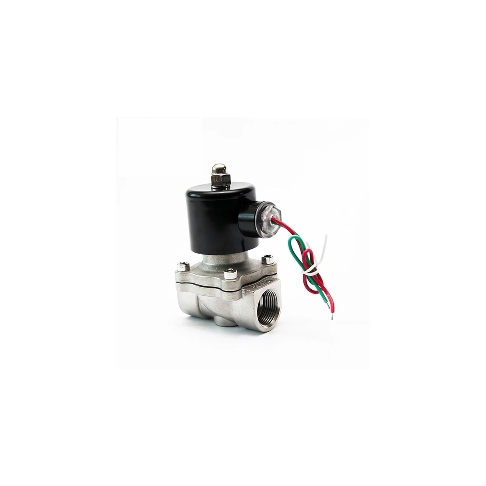 WQGQPXOB 1/2" 3/8" 3/4" 1" Normally Closed Stainless Steel 220VAC 12VDC 24VDC 110VAC 24VAC Electric(Npt-380vac)