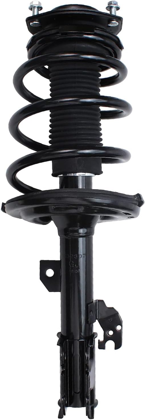 Detroit Axle - 4pc Front Struts Kit for Toyota 2007-2011 Camry, 2 Struts with Coil Spring Assembly 2 Sway Bar End Links 2008 2009 2010 Replacement Suspension Kit