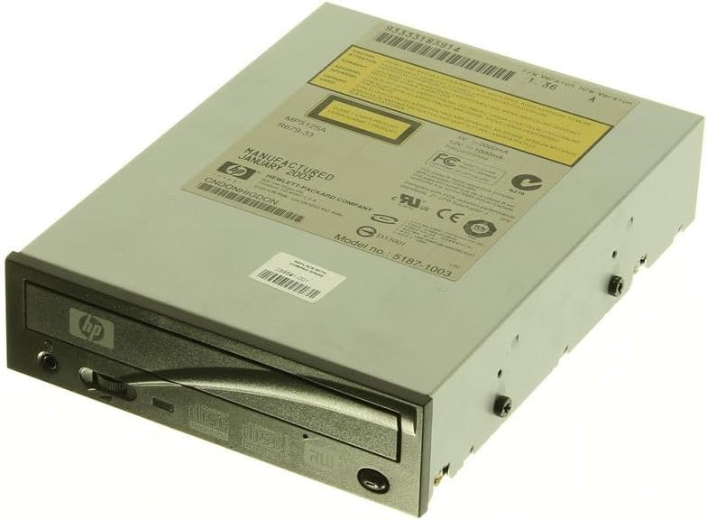 Hewlett Packard Enterprise CD-RW-12X /DVD+RW-2.4X (HP Refurbished, 289591-001 (Refurbished DVD Writer 200i) Carbon)