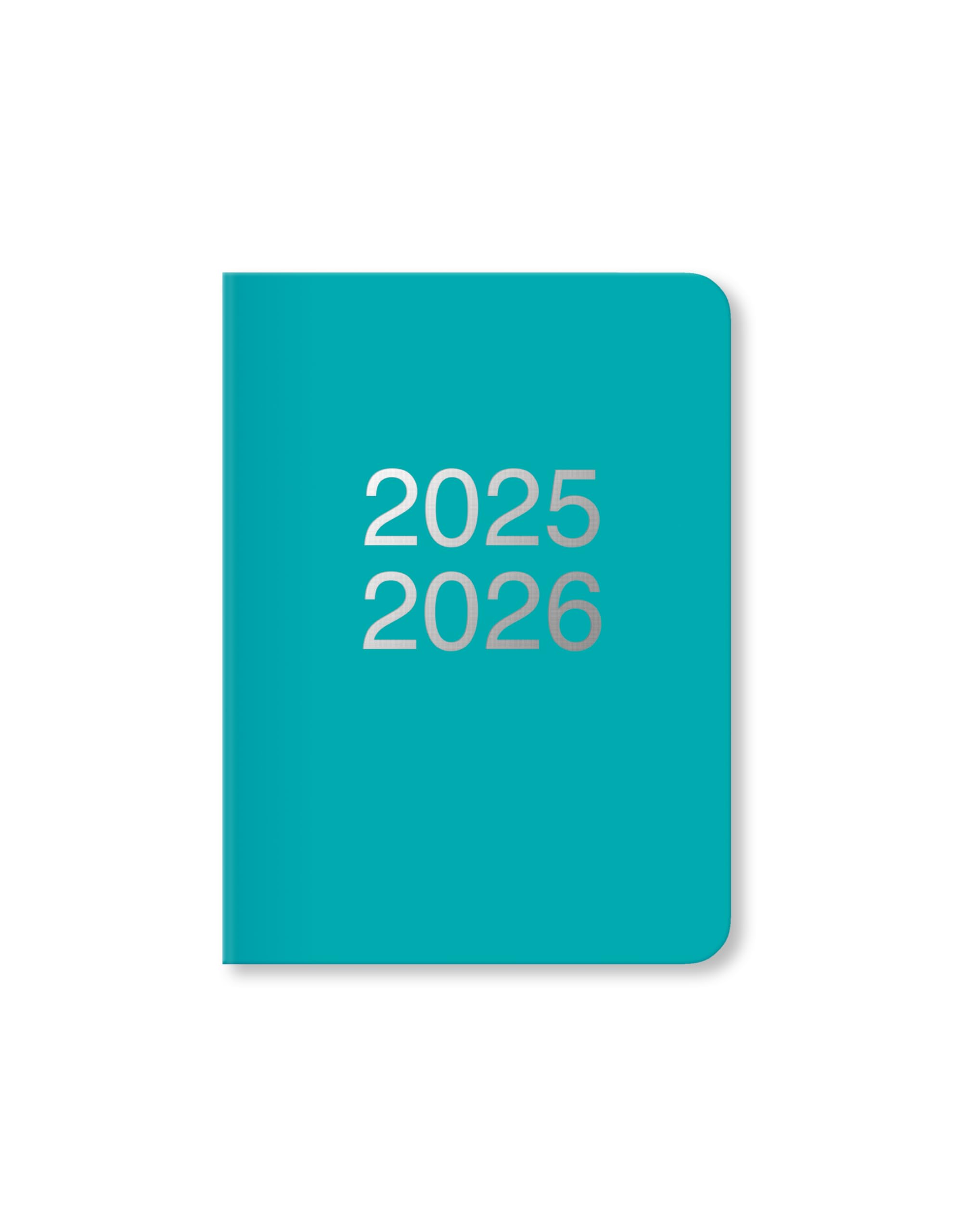 Letts of London Dazzle A6 academic 2025/2026 day to a page with appointments diary - Turquoise 26-030615