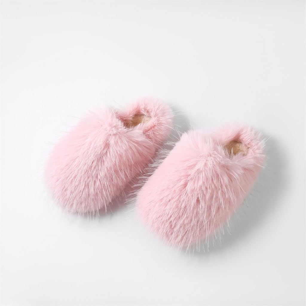 Pantoufles en laine pour femmes JFDBGU - Chaussons chauds en coton et cachemire d'hiver taille 40-41