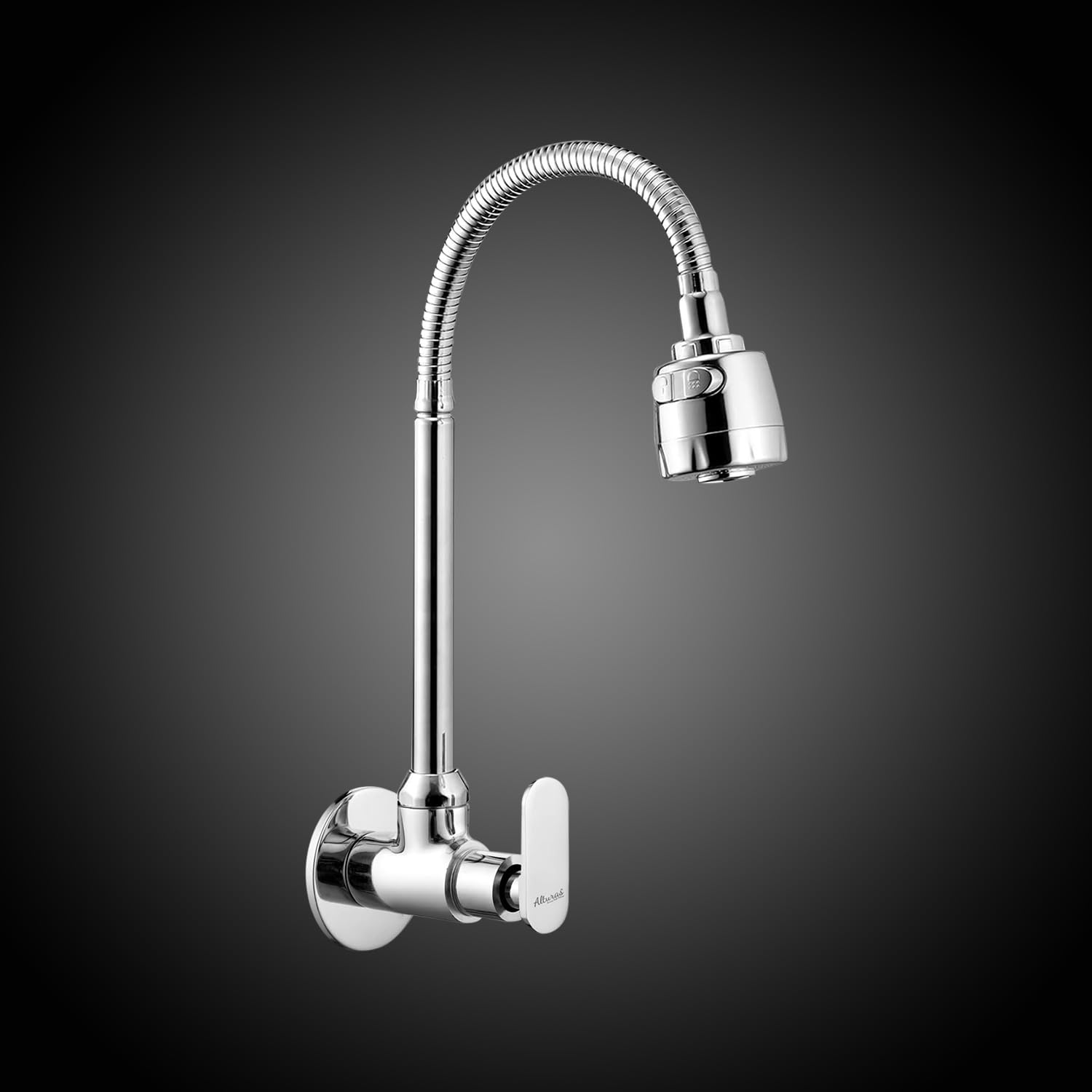 Alturas Brass Capsule Dual Flow Kitchen Sink Cock with 360 Degree Swivel Spout | Kitchen Sink Tap | Kitchen Faucet | Tap for Kitchen Sink | Taps - Set of 1 (B0DDTJYKLB) Amazon Price History, Amazon Price Tracker