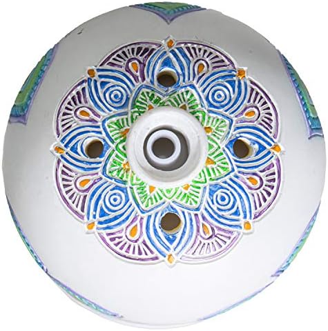 Pacific Giftware Peacock Resin Multiple Color LED Light Essential Oil Aroma Diffuser with Timer