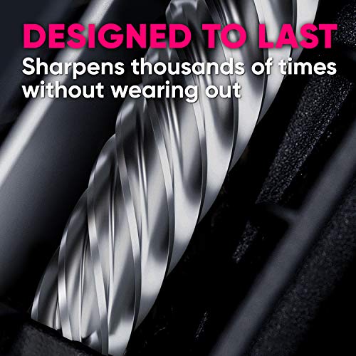 Powerme Electric Pencil Sharpener - Pencil Sharpener Battery Powered For Kids, School, Home, Office, Classroom, Artists – Battery Operated Pencil Sharpener For Colored Pencils, Ideal For No. 2 (Pink) #TOP4