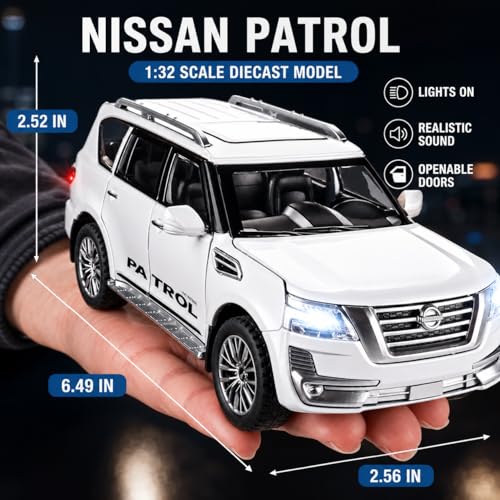 Image of Magicwand 1:32 Scale Die-Cast Nisssan Patrol with 6 Openable Doors,Pull Back Action,Blinking Lights & Music【Colors as Per Stock】【Pack of 1】