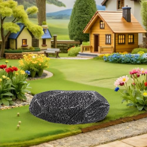 Pierre en mousse imitation réaliste de 30 cm pour votre jardin
