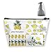 Produktbild Trapez Aufbewahrungstasche Kaufen Tasche Travel & Home Bag - Ananas und Zitronenmuster Bedruckte Kosmetiktaschen Kulturbeutel Make-up erhalten - Mode