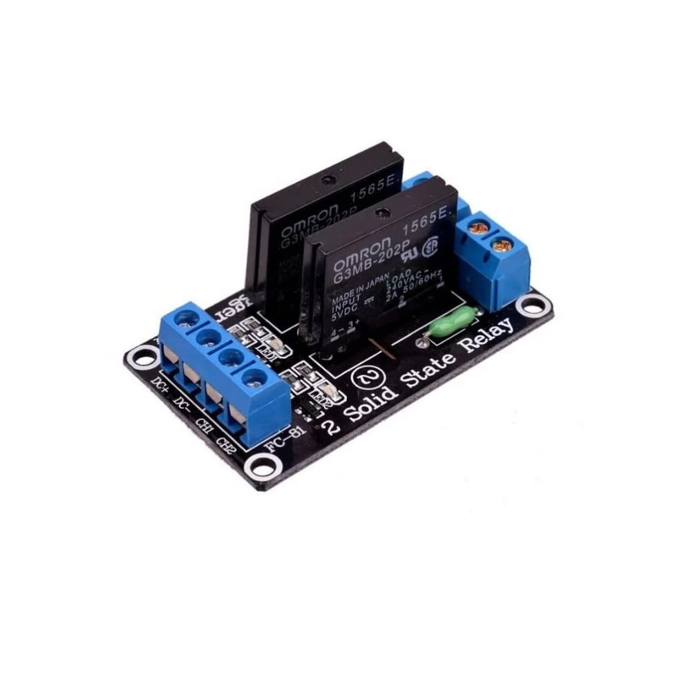 Robodo Solid Relay Module 2 Channel 5v Low Level Trigger for Arduino (B07DDFWYQM) Amazon Price History, Amazon Price Tracker