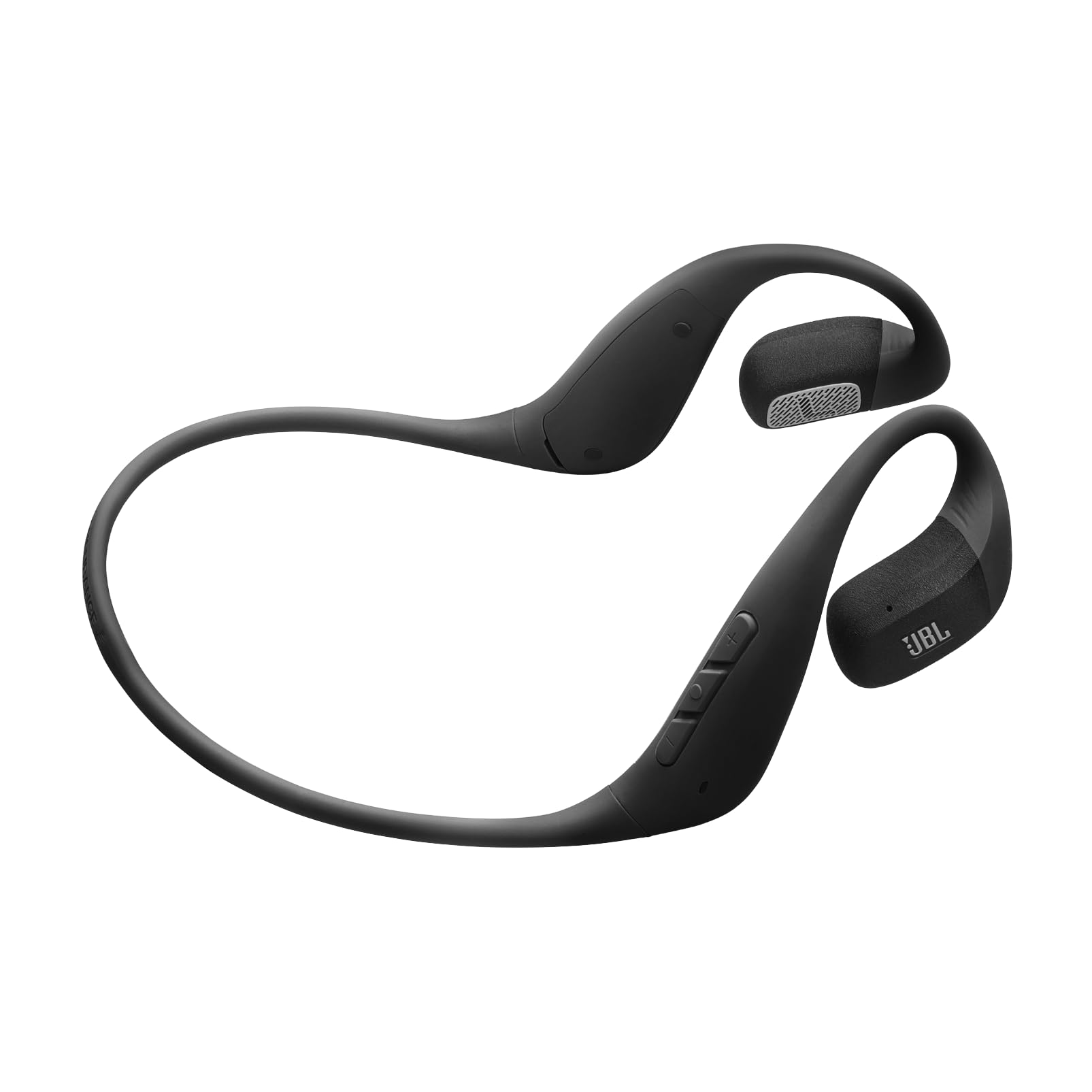 JBL Endurance Pace – bezprzewodowe słuchawki sportowe open-ear Bluetooth z technologią JBL OpenSound, lekki tytanowy pałąk z pamięcią kształtu, wodoodporne (IP68), do 10 h baterii, czarno-szare