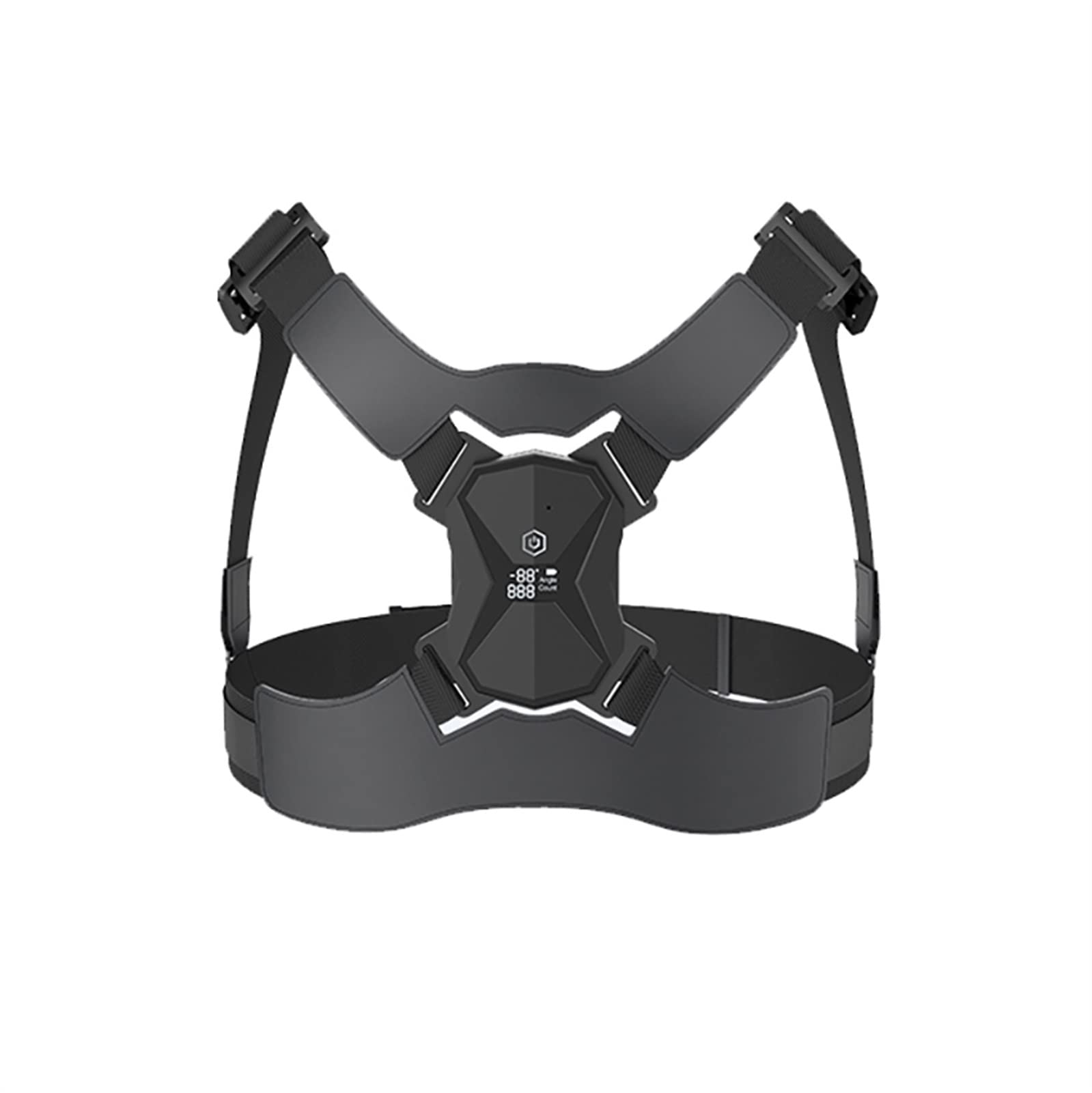 Corrector de Postura de Espalda, Sensor Inteligente, recordatorio de vibración, clavícula Ajustable, Pecho, Espalda, Hombro, cinturón, Soporte de Voz