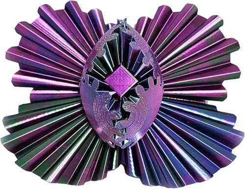 OBEST 3Dプリント フィジェットおもちゃ ギア ボール ストレス発散グッズ 暇つぶし ギアボール パズル キューブ フィジェット おもちゃ 子供/大人 贈り物（赤青）