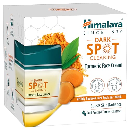 Himalaya Wellness Company Dark Spot Clearing Turmeric Face Cream | Organically Sourced Turmeric | Reduce Dark Spots In 7 Days | 2% Glycolic Acid & 2% Niacinamide | 50G Himalaya Wellness Company Dark Spot Clearing Turmeric Face Cream | Organically Sourced Turmeric | Reduce Dark Spots In 7 Days | 2% Glycolic Acid & 2% Niacinamide | 50G