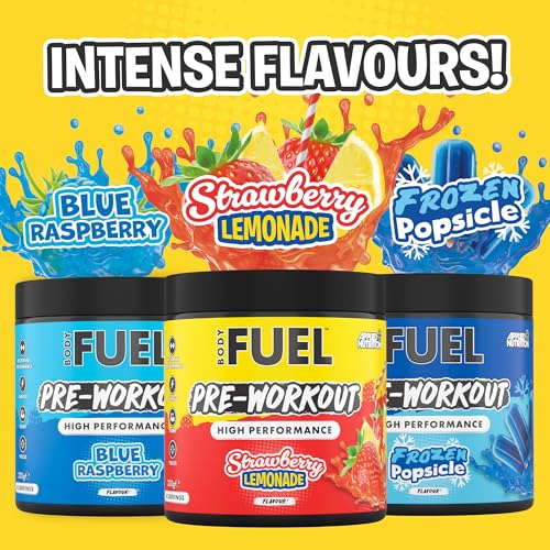 Applied Nutrition BodyFuel Pre Workout Powder - Energy & Physical Performance with Citrulline, Creatine, Beta Alanine (320g - 40 Servings) (Strawberry Lemonade) - Image 5