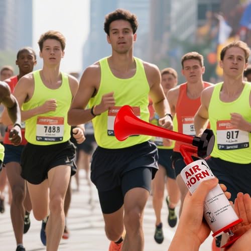 Corneta de Aire Portátil manual para animación deportiva y emergencias 2