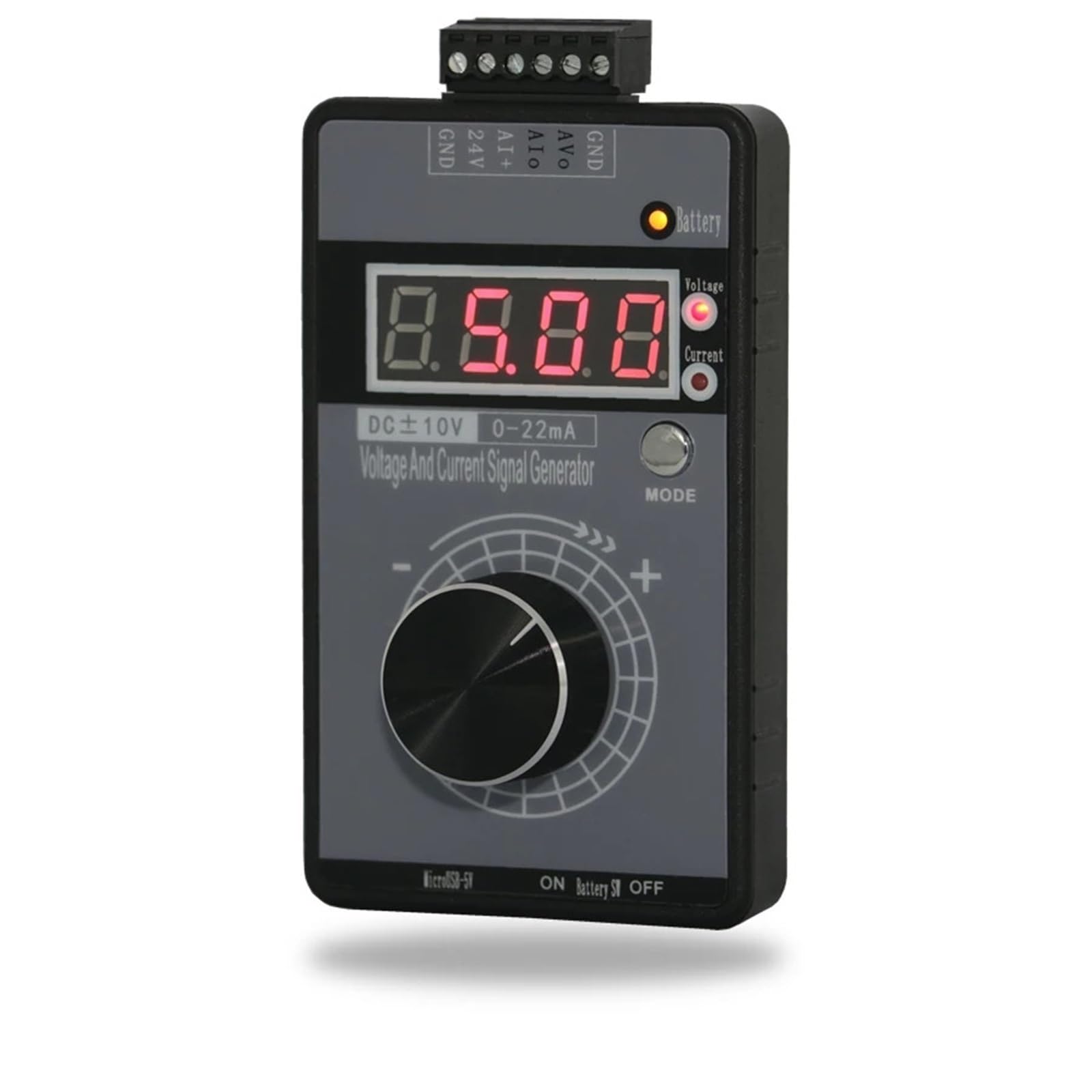 Generador de señal de voltaje digital de 4-20 mA y 0-10 V, transmisor de corriente 0-20 mA (sin batería)