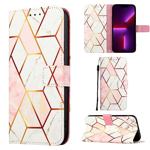 Funda para TCL Stylus 5G T779W de cuero PU abatible color oro