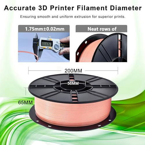 Image of iBOSS PLA Plus (PLA+) 3D Printer Filament 1.75mm,1kg Spool (2.2lbs) Toughness Enhanced 3D Printing Filament,Dimensional Accuracy + /- 0.02mm,1.75mm PLA Plus Filament,Fit Most FDM Printer(Pink)