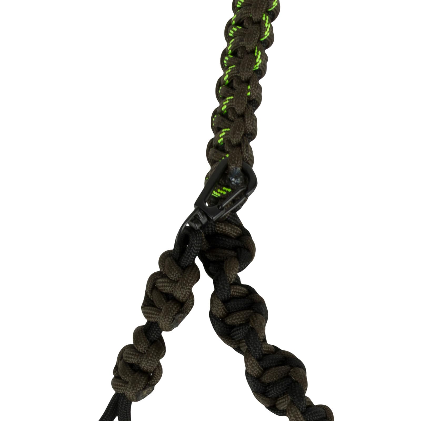 Drake Waterfowl Caller's Lanyard | Hunting Versatile Durable Wide Collar Lanyard with Detachable 4 Double-Loops & 1 Single Loop Call Connections, Black-Olive