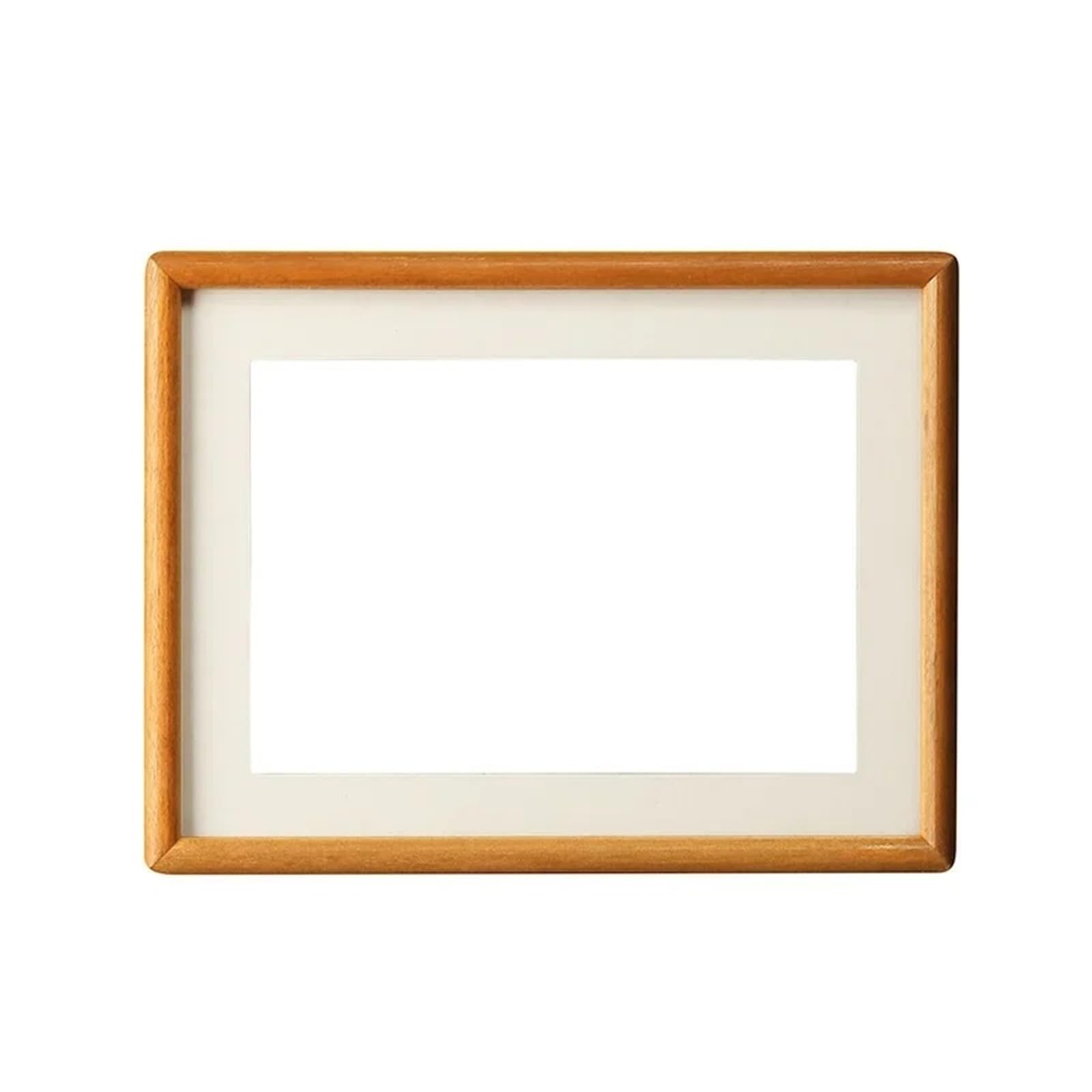 DAJGRHE Photo Frame Solid Wood Round Corner Picture Frame, Minimalist Design, Tabletop, Home Decor(26.7x21.5cm 10Inch-B)