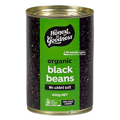 Honest To Goodness Organic Black Beans 400 grams
