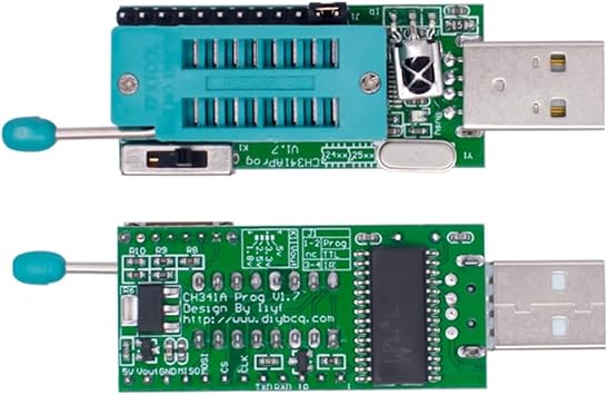 CH341A Programmer V1.7 1.8V Level Shift W25Q64FW W25Q128FW Gd25LQ64