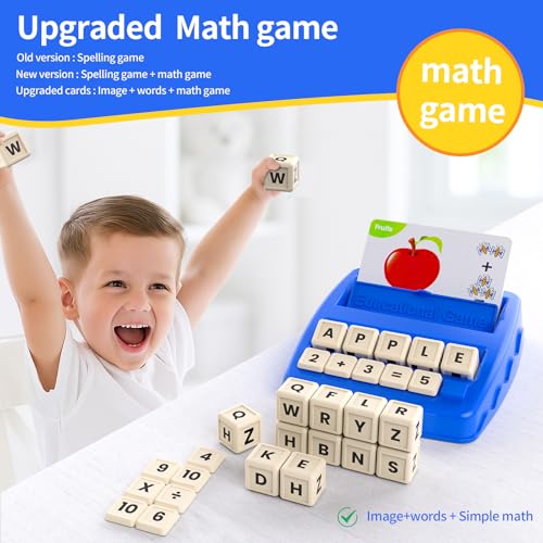 DEGIDEGI Educational Toys for Kids Ages 3-8, Matching Letter Spelling Math Counting Game,Learning Game for Preschool& Kindergarten Kids, Birthday Gifts for 3 4 5 6 7 Year Olds Boys&Girls - Image 3