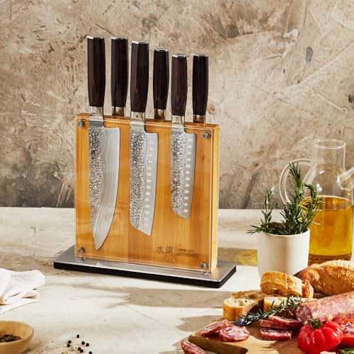Set Cuchillos Cocina 7 Piezas Acero Inox Base miniatura 3