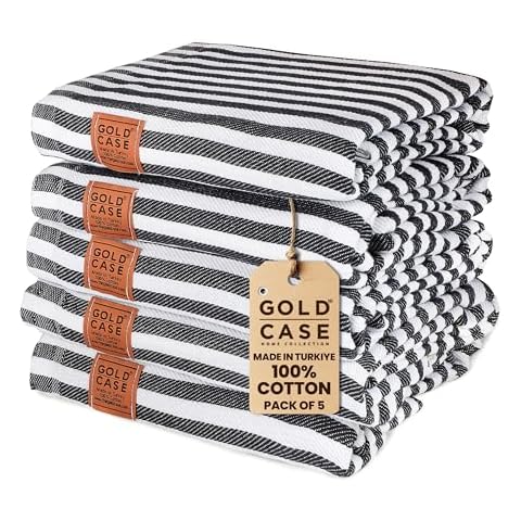 GOLD CASE Turkish Beach Towel Bath Towels MYRA Series - Set of 5 Cover