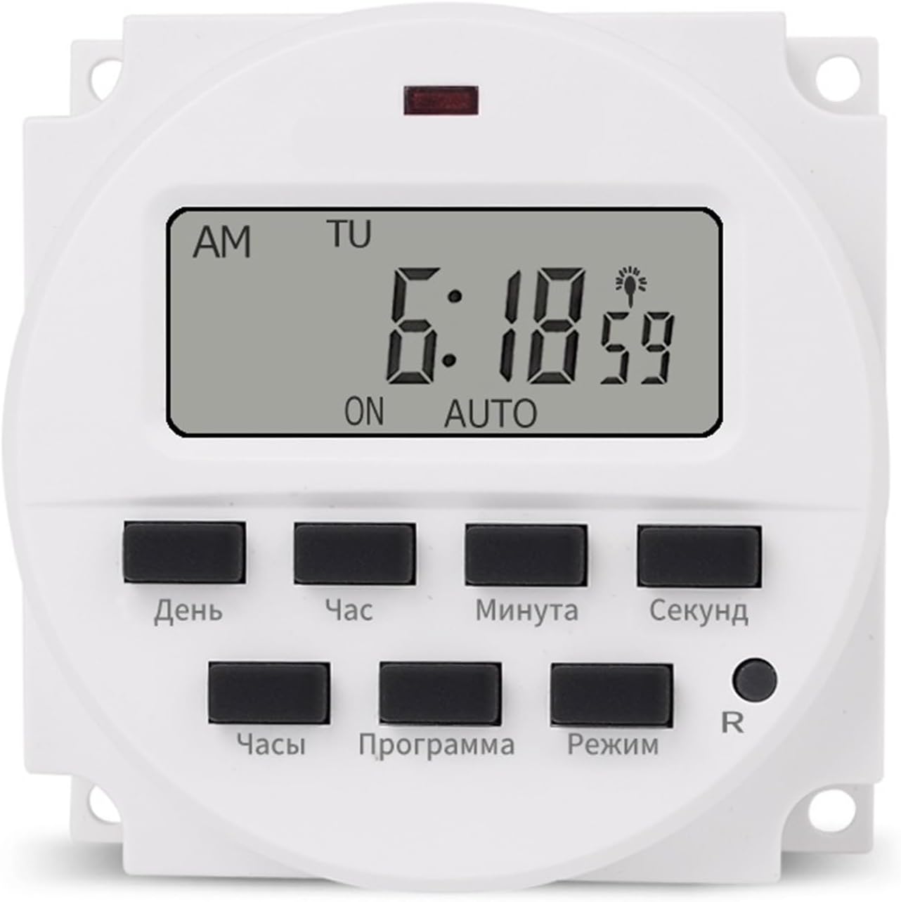 1 Second Interval Super Big 1.6 220V 230V Volt Voltage Output Digital 7 Days Weekly Programmable Timer Switch Time Relay Control