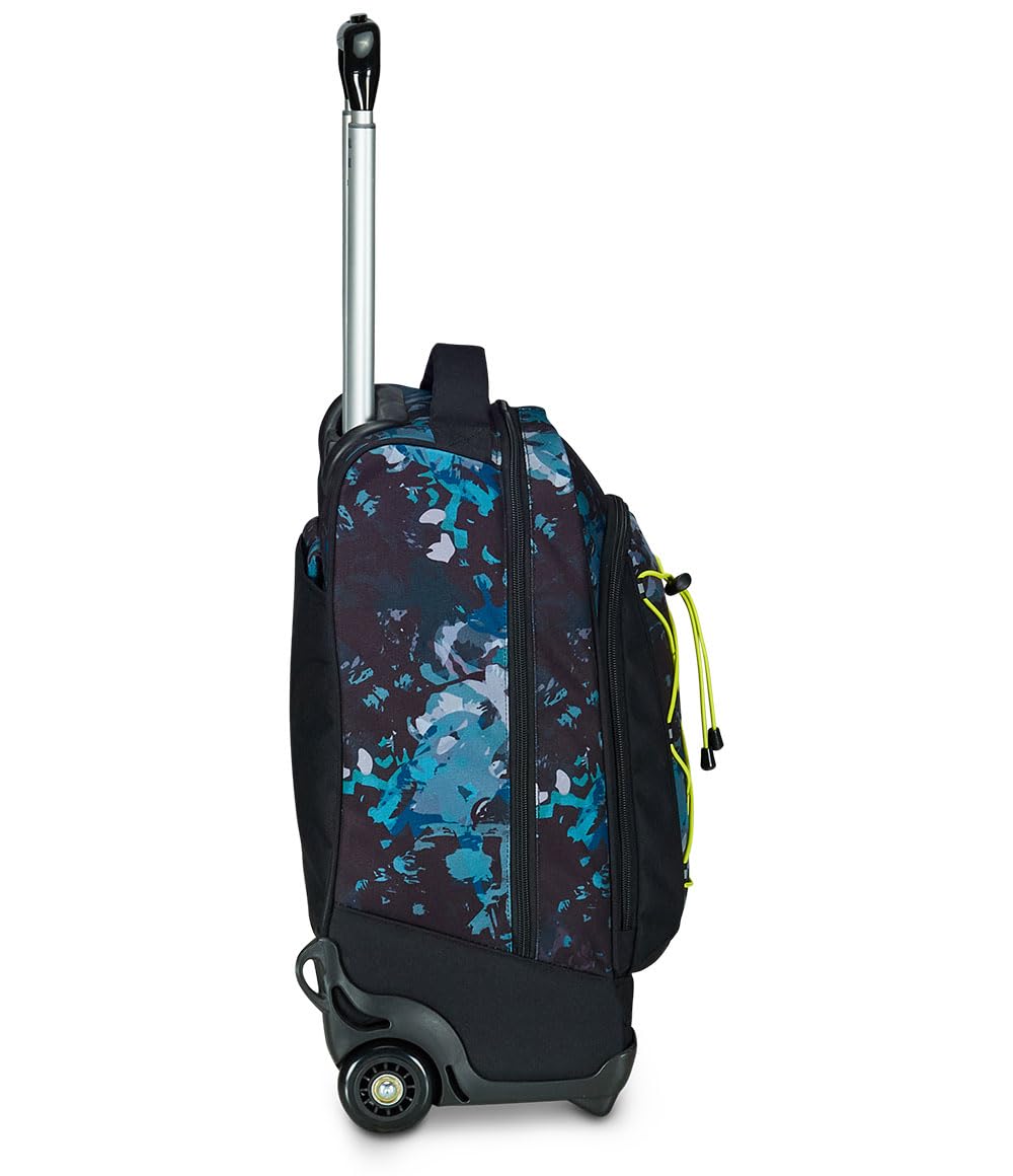 Mitama Trolley DR Scuola Desert Blue,Con Mega Scomparto e Doppia Maniglia, Nero e Blu, Scuola Elementare e Tempo Libero, Bambino Ragazzo