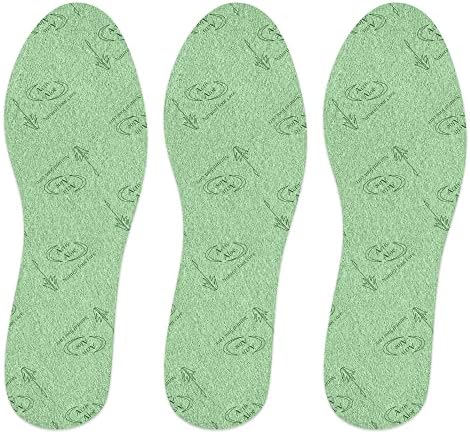 Amazon Basic Care - Active Carbon Insoles - 3 pairs (UK Shoe Size 5-11)