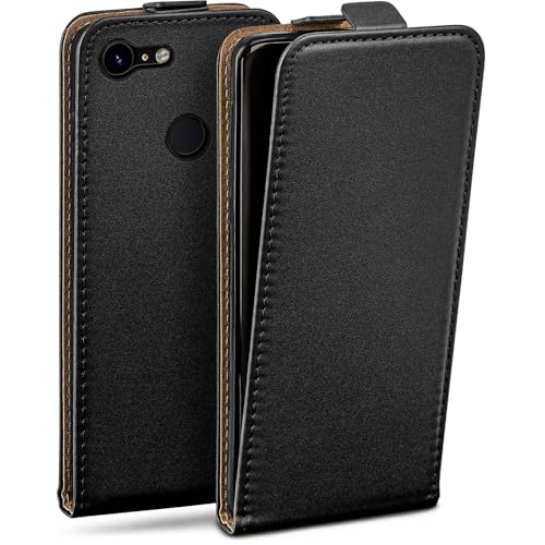 Étui Google Pixel 3 à clapet MoEx simili cuir pour trajets et bureau