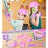 51exw5xzjol - Kids Power Tool Set with Electric Drill, Chainsaw & Jigsaw - Realistic Pretend Play Construction Kit for Boys & Girls - Pink Toddler Toy Tools - Kids tool set