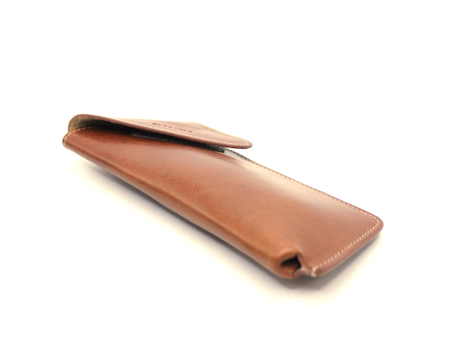 Generisch GIUDI ® etui na okulary, skóra, koniak, 19x10x2,5