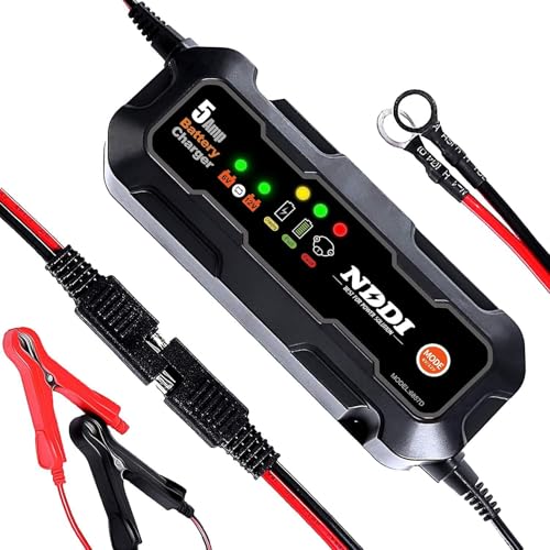NDDI 5 Amp Motorcycle, Car Battery Charger