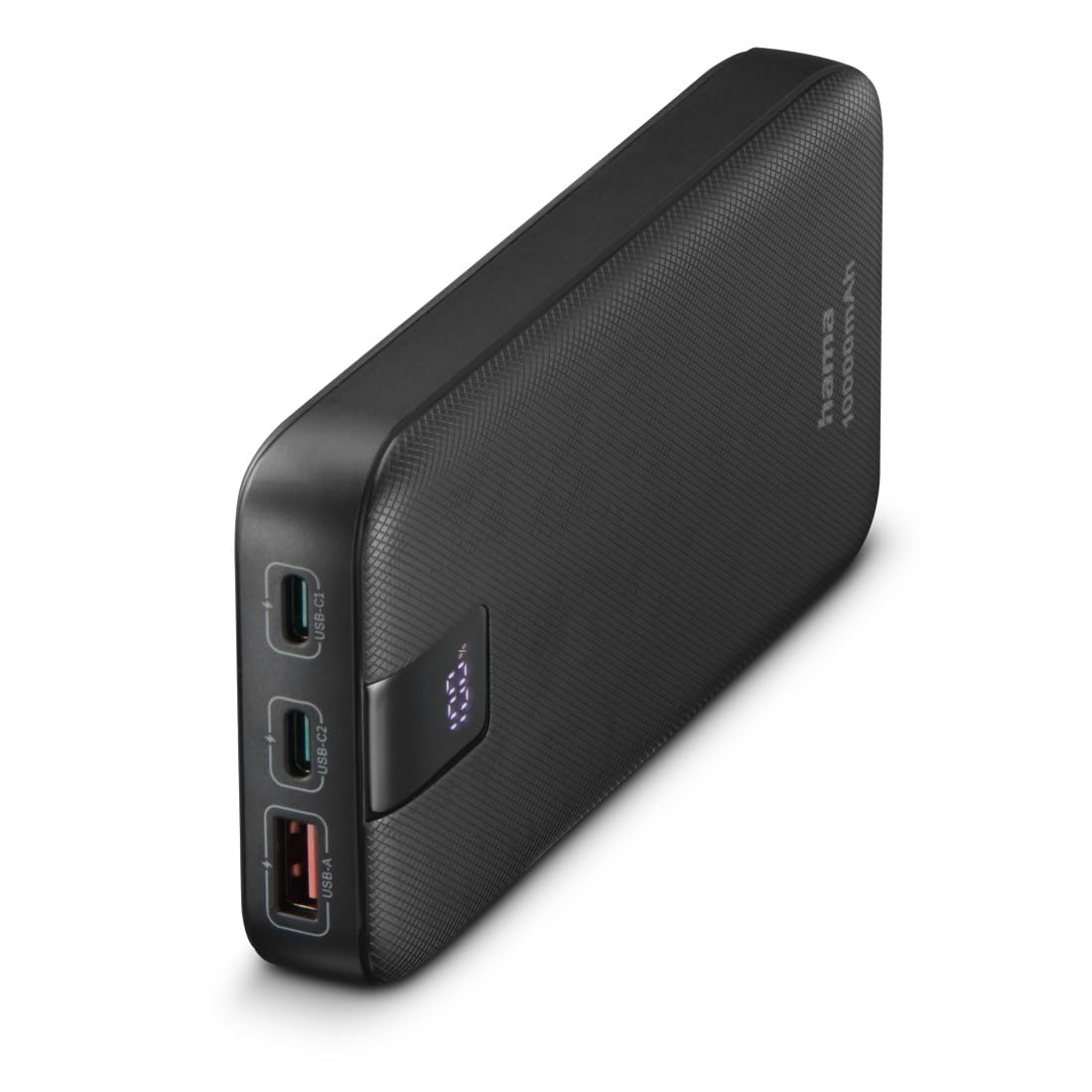 "PD 10" Power Pack 10000 mAh, Outputs: 2x USB-C, USB-A, Fast Charging, anth.