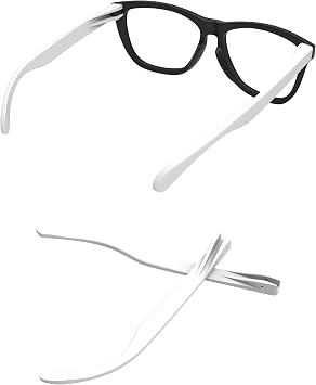 Replacement Temples Arms Legs Compatible with Oakley Frogskins OO9013 Standard Sunglass Frame Repair Parts-White
