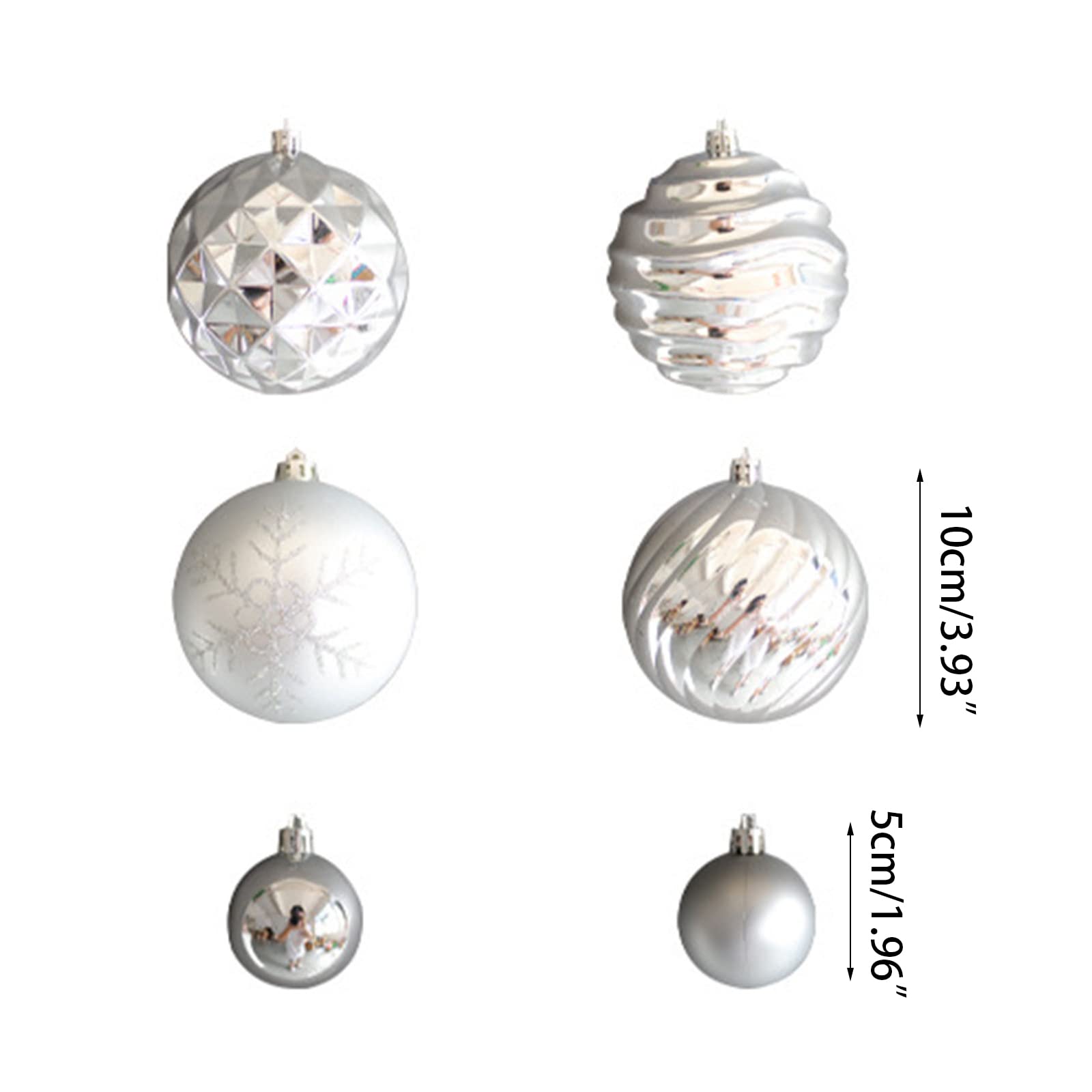 Weihnachtskugel Ornament, 30 Stück/Box, hängende Kugelkugeln, Weihnachtsbaum Hängeornamente für Weihnachten, Urlaub, Hochzeit, Zuhause, rote Kugeln aus Kunststoff