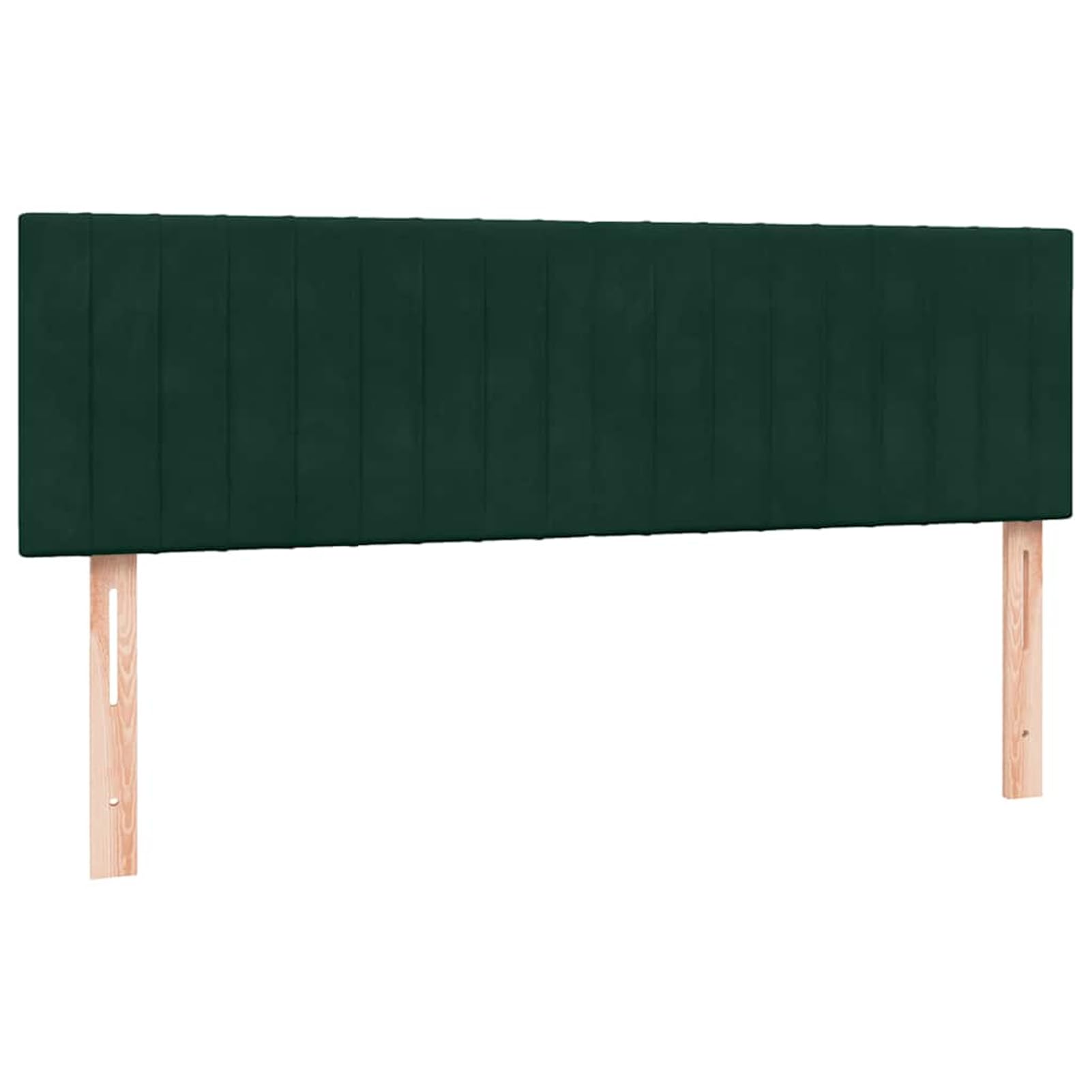 ATOMSTACK MAKER Letto a molle, 160 x 220 cm, con materasso a molle insacchettate, rivestimento in velluto verde scuro, testiera regolabile in altezza, cuscino traspirante, con rete a doghe e