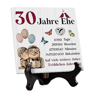 Vetbuosa 30 Jahre Ehe Jubiläum Acryltafel