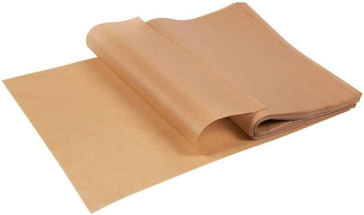 100 Sheets Practical Baking Paper Parchment Paper for Baking Air Fryers Liners Non-stick Paper Healthy Material