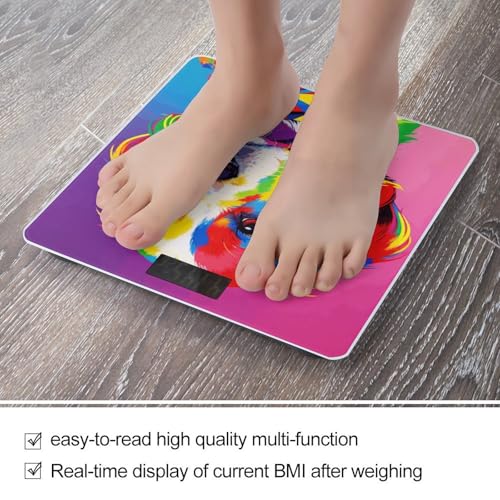 Báscula Digital de Baño con Pantalla LED Clara y Plataforma de Vidrio miniatura 5