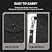 NUOBESTY Felt File Folder Document Organizer for Office and Business Sturdy and Rustproof Tear-Resistant Storage with String for Sorting Papers and Documents
