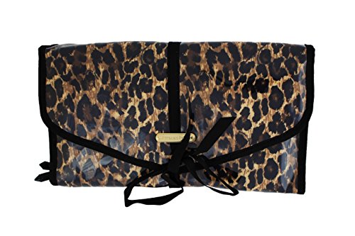 Victorias Secret Leopard Travel Beauty Cosmetics Toiletry Hanging Clutch Bag